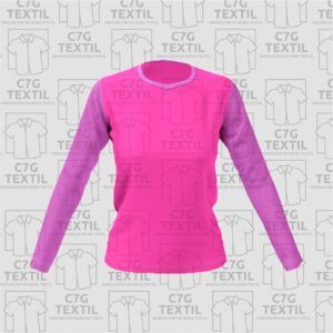 Molde Camiseta Manga Larga Dama | Patrón Digital PDF