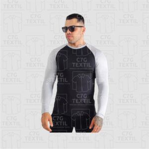 Molde Compresión Rash Guard Ranglán Caballero | Patrón Digital PDF