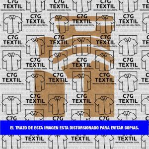 Molde Camiseta Deportiva Cuello V | Patrón Digital PDF